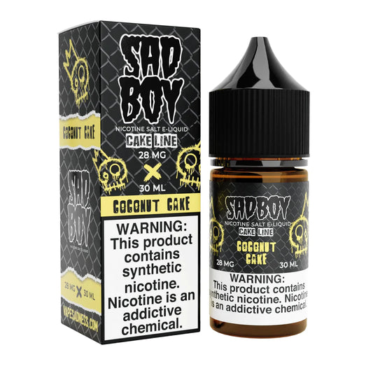 Sadboy Cake Line Coconut Cake 30ml TF Nic Salt Vape Juice - Sadboy